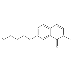 7-(3-Bromopropoxy)-2-methylisoquinolin-1(2H)-one结构式