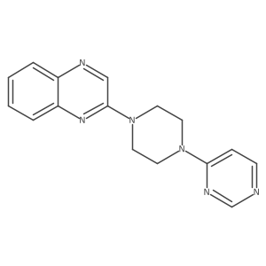 2-[4-(Pyrimidin-4-yl)piperazin-1-yl]quinoxaline结构式