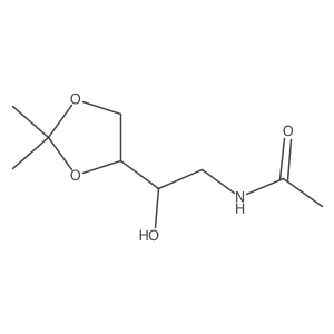 N-[2-(2,2-dimethyl-1,3-dioxolan-4-yl)-2-hydroxyethyl]acetamide Structure