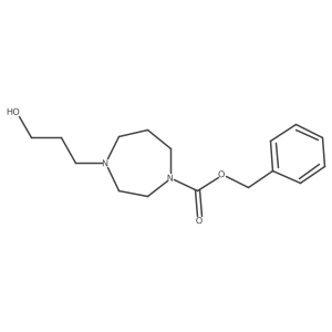 Benzyl 4-(3-hydroxypropyl)-1,4-diazepane-1-carboxylate Structure