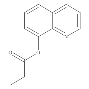 8-Quinolinol, 8-propanoate Structure