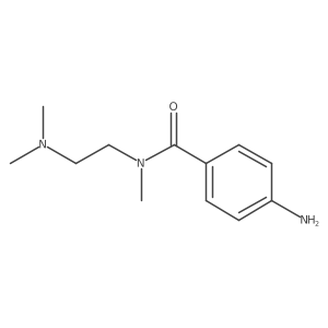 4-amino-N-(2-(dimethylamino)ethyl)-N-methylbenzamide结构式