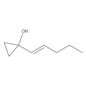 1-(Pent-1-en-1-yl)cyclopropan-1-ol结构式