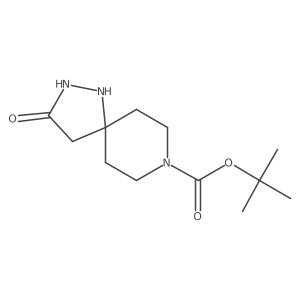 Tert-butyl 3-oxo-1,2,8-triazaspiro[4.5]decane-8-carboxylate Structure