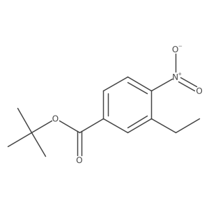 1,1-Dimethylethyl 3-ethyl-4-nitrobenzoate结构式
