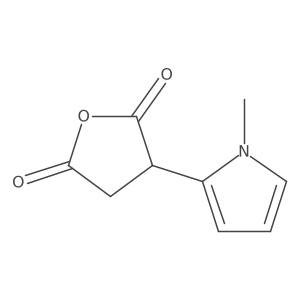 2,5-Furandione, dihydro-3-(1-methyl-1H-pyrrol-2-yl)- Structure