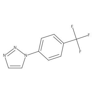 1-(4-Trifluoromethylphenyl)-1H-1,2,3-triazole结构式