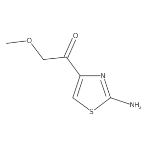1-(2-Amino-1,3-thiazol-4-YL)-2-methoxyethan-1-one Structure