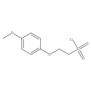 2-(4-Methoxyphenoxy)ethane-1-sulfonyl chloride Structure