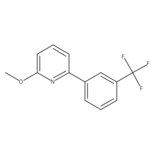 2-Methoxy-6-(3-(trifluoromethyl)phenyl)pyridine结构式