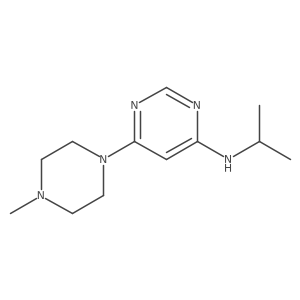 n-Isopropyl-6-(4-methylpiperazin-1-yl)pyrimidin-4-amine Structure