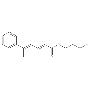 (2e)-Butyl 5-phenylhexa-2,4-dienoate结构式