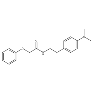 N-(4-(dimethylamino)phenethyl)-2-phenoxyacetamide Structure