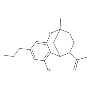 delta-7-cis-Isotetrahydrocannabivarin Structure