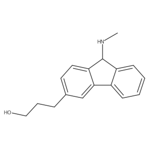 9-(Methylamino)-9H-fluorene-3-propanol结构式