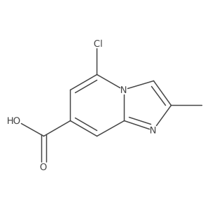 5-chloro-2-methyl-Imidazo[1,2-a]pyridine-7-carboxylic acid Structure