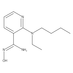 2-(Butylethylamino)-N-hydroxy-3-pyridinecarboximidamide结构式