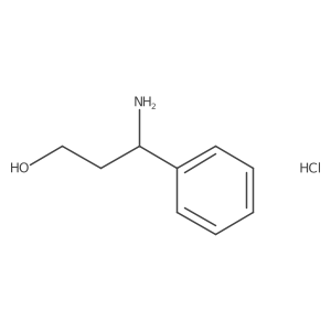 (3R)-3-amino-3-phenyl-propan-1-ol hydrochloride结构式
