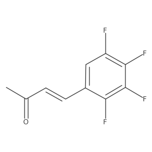 4-(2,3,4,5-Tetrafluorophenyl)but-3-en-2-one结构式