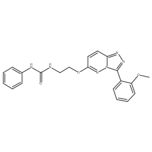 1-(2-((3-(2-Methoxyphenyl)-[1,2,4]triazolo[4,3-b]pyridazin-6-yl)oxy)ethyl)-3-phenylurea Structure