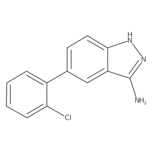 5-(2-chlorophenyl)-1H-indazol-3-amine Structure