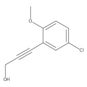 3-(5-Chloro-2-methoxyphenyl)prop-2-yn-1-ol Structure