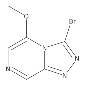 3-Bromo-5-methoxy-[1,2,4]triazolo[4,3-a]pyrazine结构式