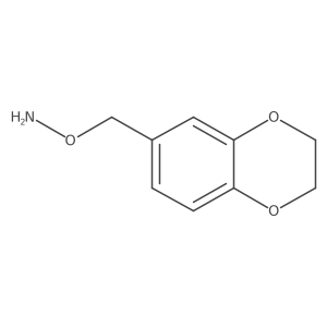 O-[(2,3-dihydro-1,4-benzodioxin-6-yl)methyl]hydroxylamine结构式