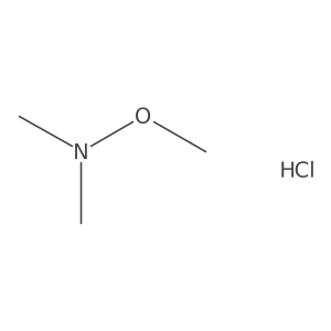 N-methoxy-N-methylmethanamine;hydrochloride Structure