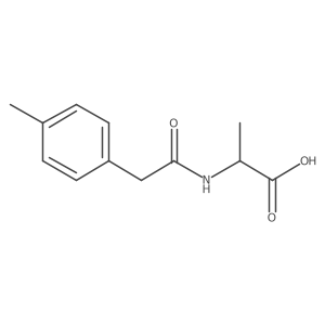 2-[2-(4-Methylphenyl)acetamido]propanoic acid Structure