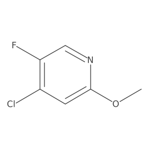 4-Chloro-5-fluoro-2-methoxypyridine Structure