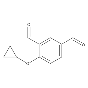 4-Cyclopropoxyisophthalaldehyde Structure