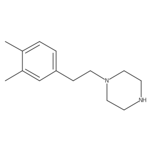 1-[2-(3,4-Dimethylphenyl)ethyl]piperazine Structure
