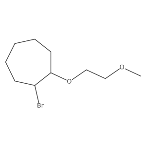 1-Bromo-2-(2-methoxyethoxy)cycloheptane Structure