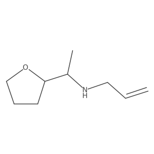 2-Furanmethanamine, tetrahydro-I+/--methyl-N-2-propen-1-yl- Structure