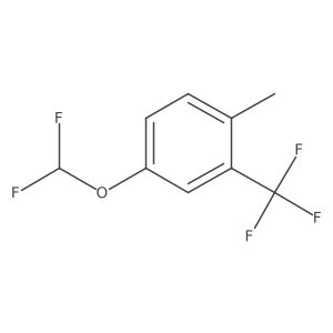 4-(Difluoromethoxy)-1-methyl-2-(trifluoromethyl)benzene Structure