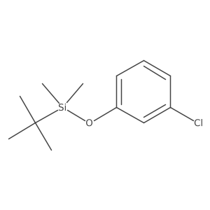 Tert-butyl(3-chlorophenoxy)dimethylsilane Structure