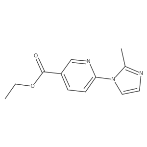 ethyl 6-(2-methyl-1H-imidazol-1-yl)nicotinate Structure