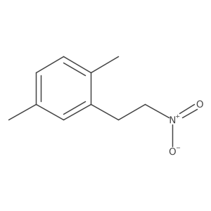 1,4-Dimethyl-2-(2-nitroethyl)benzene Structure