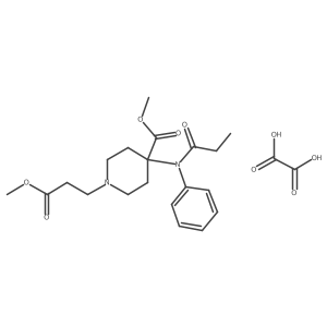 Remifentanil oxalate Structure
