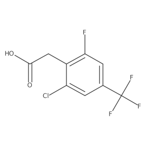 2-Chloro-6-fluoro-4-(trifluoromethyl)-phenylacetic acid结构式