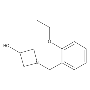 1-[(2-Ethoxyphenyl)methyl]azetidin-3-ol结构式