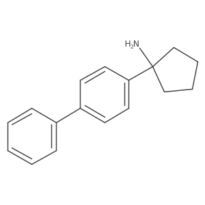 1-(4-Biphenylyl)cyclopentanamine结构式