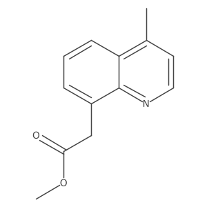 Methyl2-(4-methylquinolin-8-yl)acetate结构式