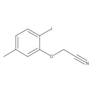2-(2-Iodo-5-methylphenoxy)acetonitrile结构式