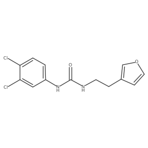 1-(3,4-Dichlorophenyl)-3-[2-(furan-3-YL)ethyl]urea Structure