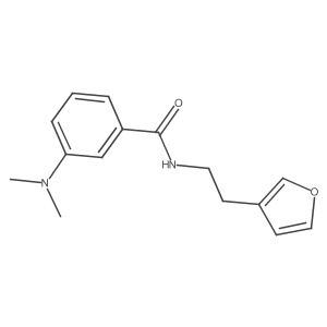 3-(Dimethylamino)-N-[2-(furan-3-YL)ethyl]benzamide Structure
