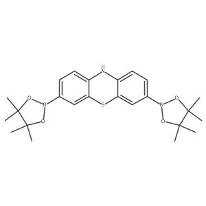 3,7-Bis(4,4,5,5-tetramethyl-1,3,2-dioxaborolan-2-yl)-10H-phenothiazine Structure