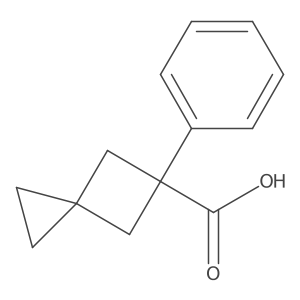 5-Phenylspiro[2.3]hexane-5-carboxylic acid Structure