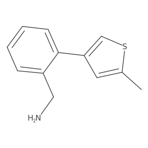 2-(5-Methylthiophen-3-yl)-benzylamine结构式